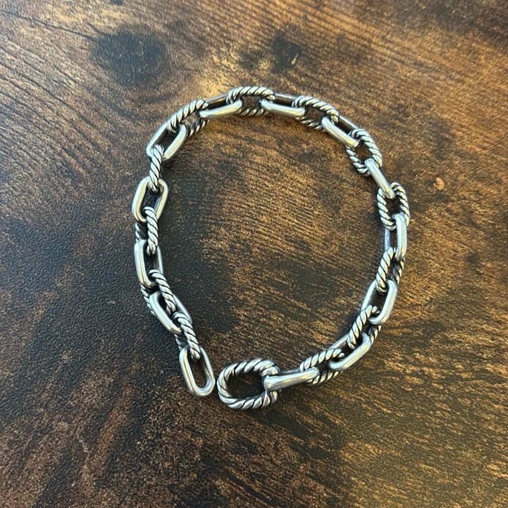 david yurman madison chain bracelet sterling silver 5.5MM size XS